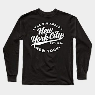 Vintage New York City The Big Apple USA Long Sleeve T-Shirt